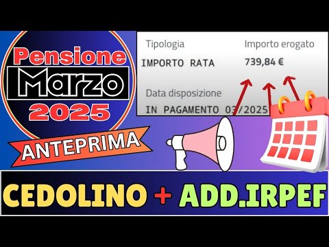 INPS ⚠️ ANTEPRIMA CEDOLINO DI MARZO 2025 ➡ STOP AI CONGUAGLI, NUOVE TRATTENUTE E SCADENZA RED 🚨